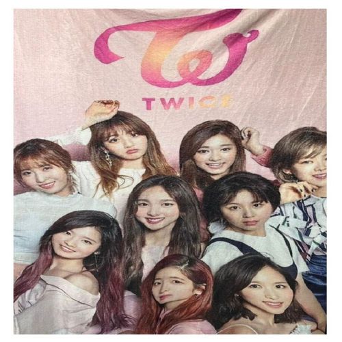 Exclusiva! Cobija Frazada Ultra Suave Twice K-Pop