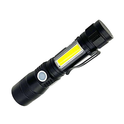 Linterna Led Recargable, Lampara de Mano Portátil, Linterna Militar 1600 Lúmenes,enfoque ajustable,apta para ciclismo al aire libre,camping,HOGAWAY