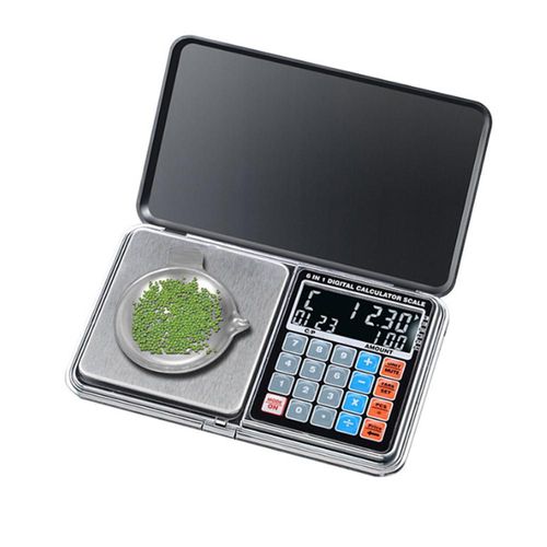 Báscula Digital ，Mini Balanza Cocina Precisión, Báscula Joyería, Portátil Báscula Electrónica Pantalla LCD, Función Tara, HOGAWAY
