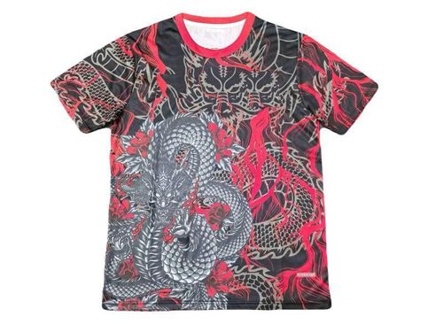 Increible! Jersey Playera Japon Edicion Especial Black and Red Dragon