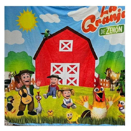 Exclusiva! Cobija Frazada Ultra Suave La Granja de Zenon