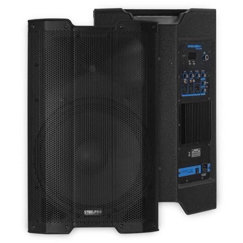Bafle Amplificado 15"  Alta Potencia Horus Steelpro