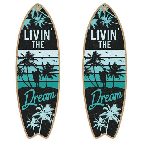 Decoraciones de Pared SurfSizzle MXZZL-002 Tablas de Surf Decoracion de Pared