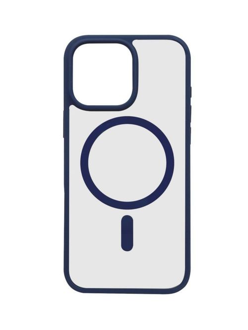 Funda Protector Magsafe Markstrong para iPhone 16 Pro, Transp/Azul