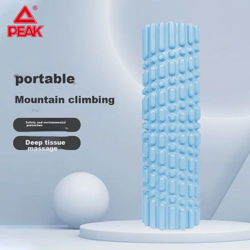 Rodillo de espuma PEAK masaje tejido profundo 30 x 8.5 cm azul