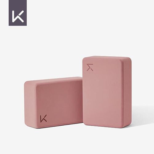 Bloques de yoga Keep EVA ecológico 23 x 15 x 7.5 cm gris rosa ahumado