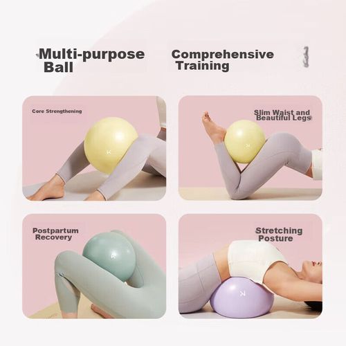 Pelota de yoga Keep antiexplosión 25 cm púrpura