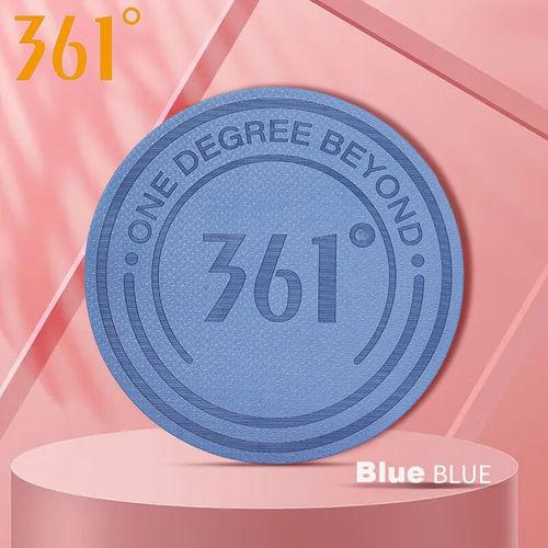 Tapete para cuerda de saltar 361° antideslizante 64 cm azul 10 mm