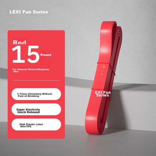 Banda elástica de resistencia LEXI 15 lbs para entrenamiento de fuerza unisex