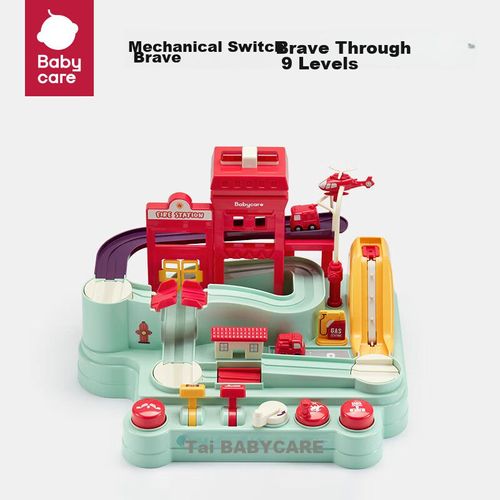 Pista de aventuras con coche de bombero Juguetes para Niños