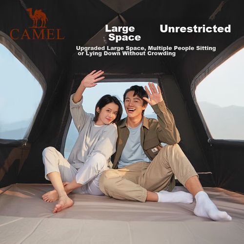 Tienda de campaña automática impermeable 3-4 personas CAMEL