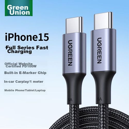 Cable UGREEN Tipo C PD100W Rápido