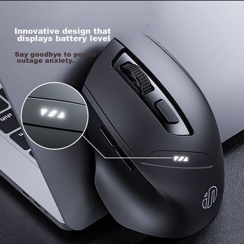 Mouse Inphic Dr01 Inalámbrico Negro