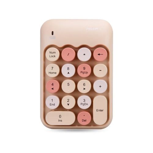 Teclado Inalámbrico Numérico Rosa