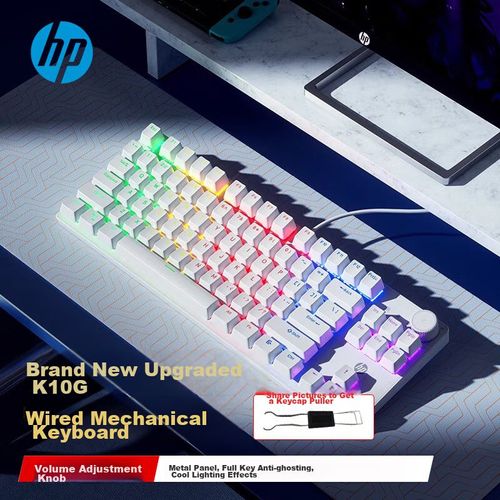 Teclado HP K10G Mecánico RGB Blanco