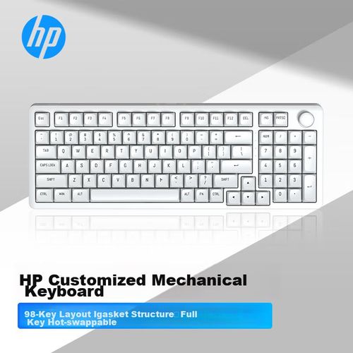Teclado mecánico HP K10G-98L Blanco