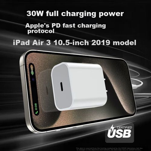 Cargador KOVOL 30W Rápido Apple