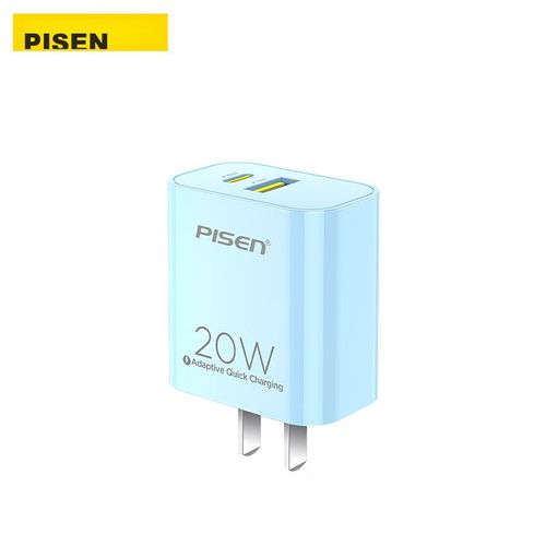 Cargador PISEN GaN 20W Doble USB