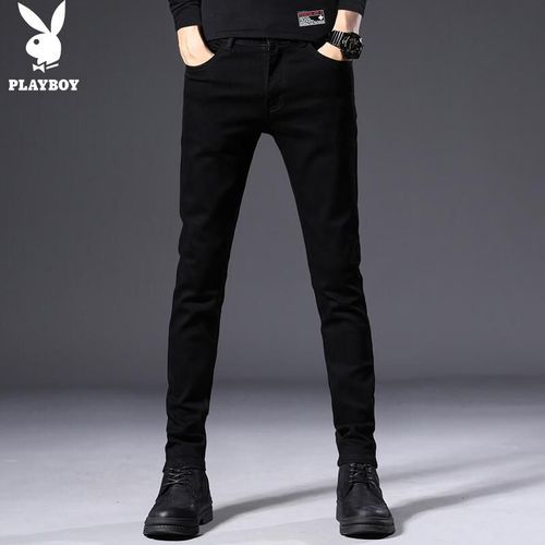 Jeans PLAYBOY Slim Elásticos Negros