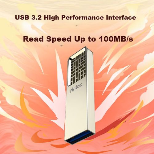 Pendrive Netac 256GB Níquel Mini