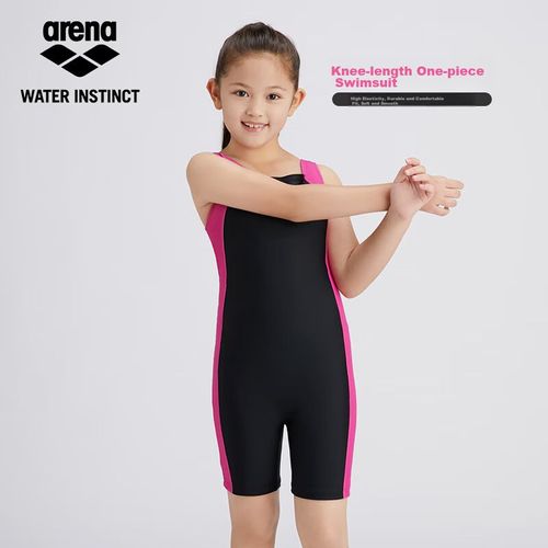Traje de baño Arena Niñas Negro/Rosa