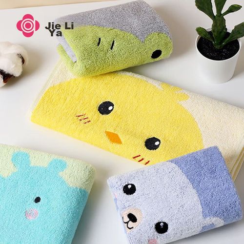 Toallas de baño infantil de animales 50x25cm 4pzas