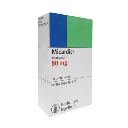 MICARDIS TELMISARTAN 80 mg 28 Tabletas