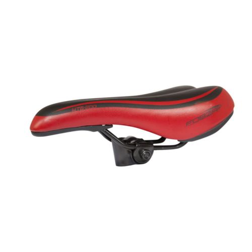 Asiento FORZA Montaña MTB-200 Negro/Rojo con Broche* RX-3229P4