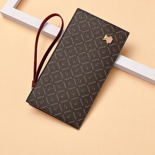 Goldlion Cartera Clutch Elegante Vintage, Cuero Sintético, Rojo, para Mujer