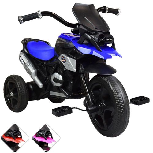 Montables para Niños Diseño de Moto Luz y Sonido 2 a 4 años - Azul
