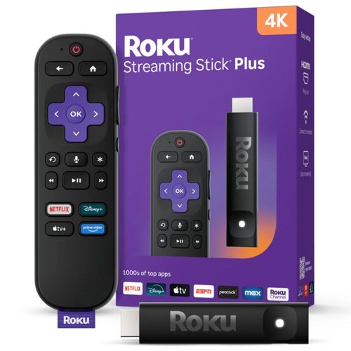 Roku Streaming Stick Plus 2025 4K HDR Control Remoto Por Voz
