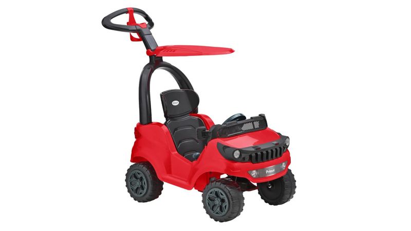 Montable De Niños Prinsel Push Car Adventure Max Llantas 360 Roja