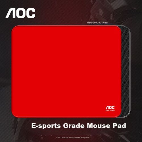 Mouse Pad Aoc Gp500R/93 Rojo 360X300X5 Mm