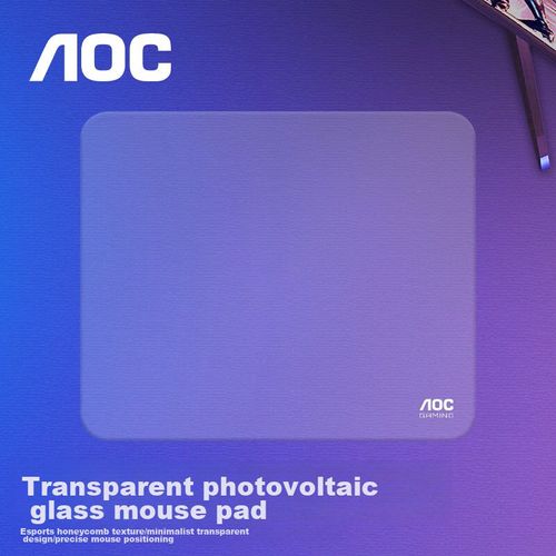 Mouse Pad Aoc G52M/93 Vidrio Transparente