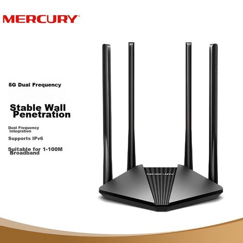 Router Mercury D121 Ac1200 Doble Banda 1200Mbps 2.4/5Ghz