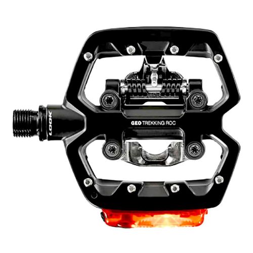 Pedal LOOK Plataforma con Pins / Contacto GEO TREKKING ROC VISION SPD Aluminio/CrMo con Luz + Placas (00021859)