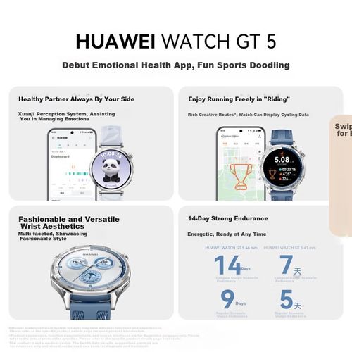 Smartwatch Huawei Watch Gt 5 46Mm Gris Ceniza