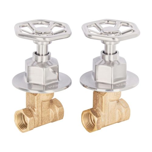 Juego llaves empotrar roscables satin