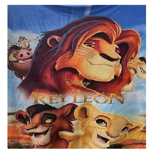 Exclusiva! Cobija Frazada Ultra Suave Rey Leon