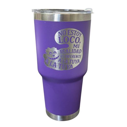 Termo Macarena Brand Gato Risón Morado