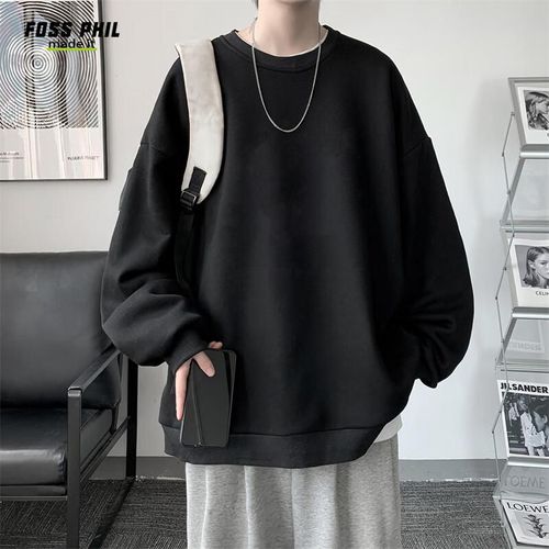 Foss Phil Sudadera Manga Larga Negra Para Hombre