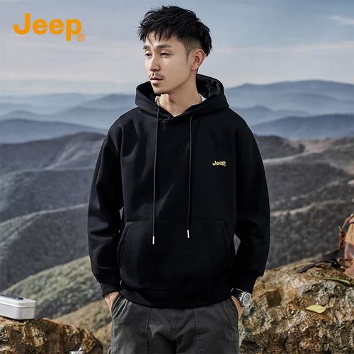 JEEP Sudadera con Capucha Gruesa Para Hombre