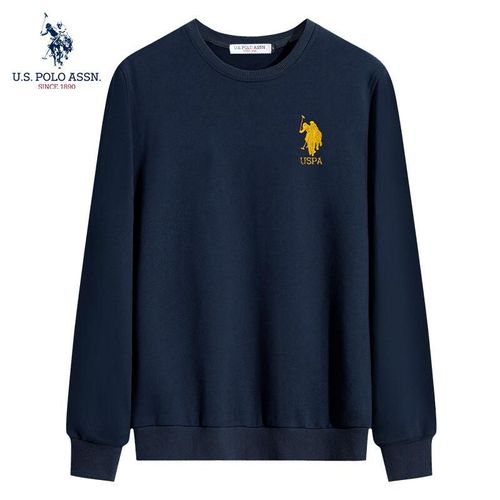 U.S. POLO ASSN. Sudadera Manga Larga Azul Marino Para Hombre
