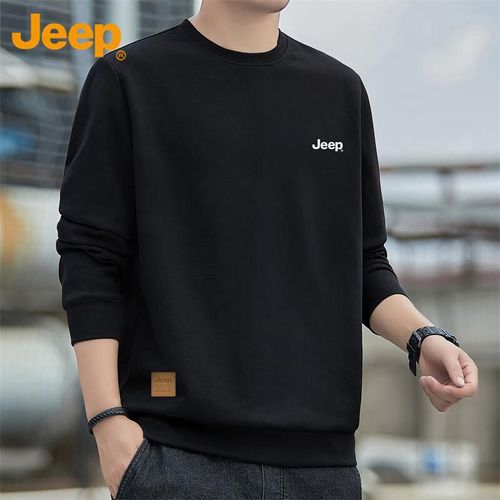 JEEP Sudadera Manga Larga Azul Oscuro Para Hombre