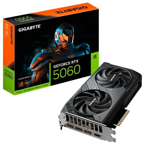 Tarjeta de video gigabyte geforce rtx 5060 oc 8g gdrr7