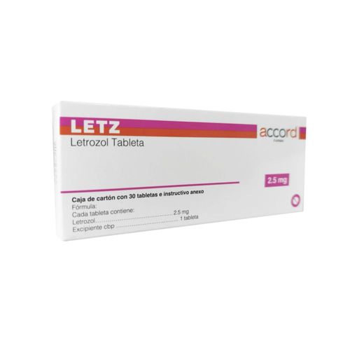 LETZ LETROZOL 2.5 mg 30 Tabletas