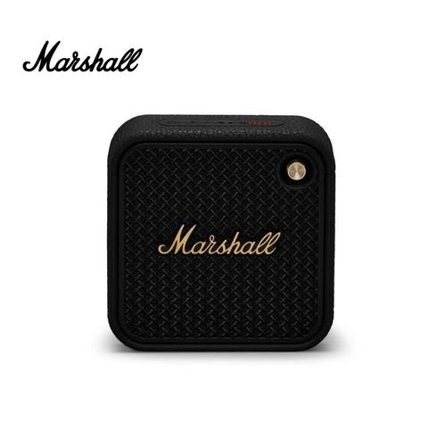 Bocina Marshall Willen Ii Bluetooth Negro Dorado Resistente Al Agua
