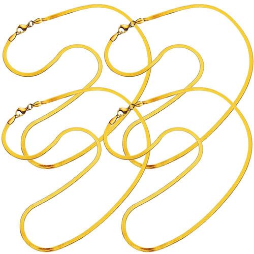 Collar sin genero GoldLuve MXGVE-009 Cadenas baño de oro