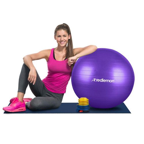 Pelota para Pilates y Yoga Antiderrapante con Bomba de Aire