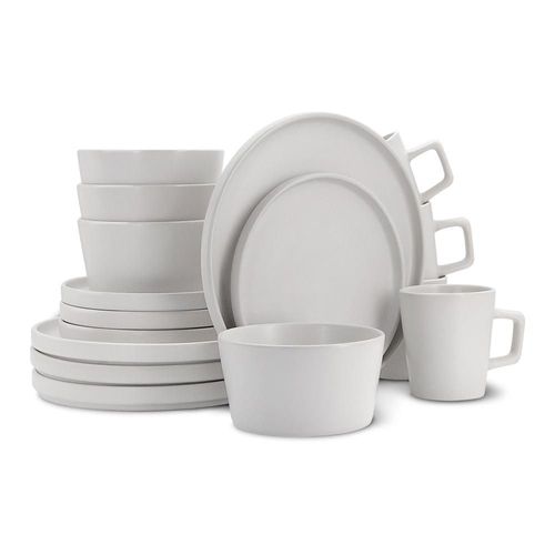 Vajilla de Gres Moderna Porcelanizado para 4 personas 16 Piezas